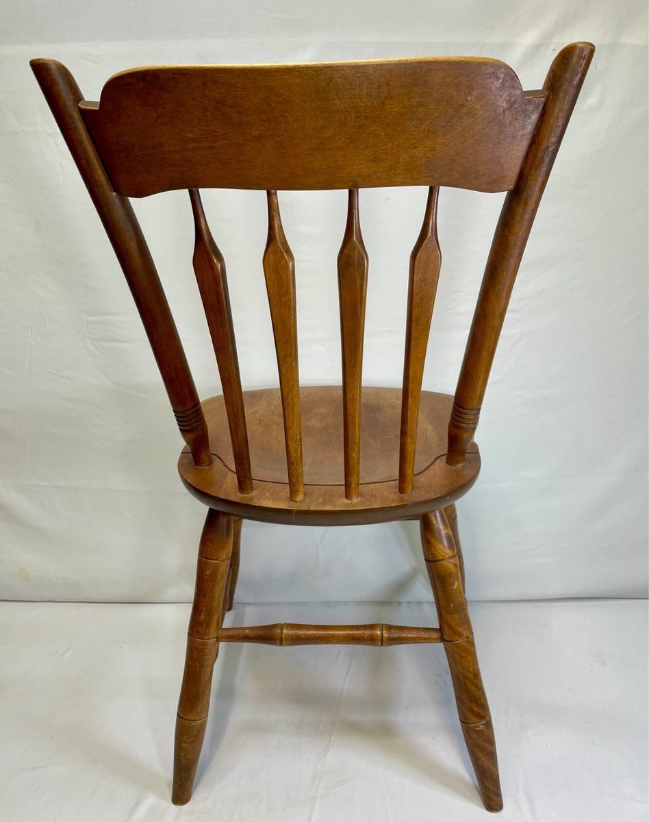 ETHAN ALLEN 猫脚 アームチェア ヴィンテージ Ethan Allen Spindle Back Maple Dining Chair – Classic Windsor