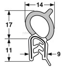 <!--F#f_0-->Pinchweld Boot Seal 66-010 - Sold Per Mtr<!--F/-->