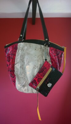 Designer-Handtasche aus Echtleder Vachettenleder KIMIDORI COLECCIÓN Argentinien