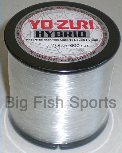 Línea de pesca de fluorocarbono YO-ZURI HYBRID 40 lb/600 yd COLOR CLARO ¡ENVÍO GRATUITO A EE. UU.! - Imagen 2 de 3