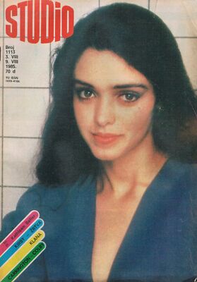 STUDIO #1113 1985 Vintage YUGOSLAVIAN MOVIE MAGAZINE cover KATHLEEN