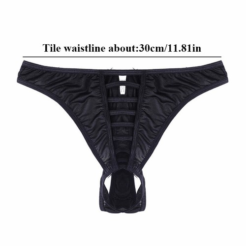 Mens T-Back G-String Briefs Sexy Underwear Adjustable Thongs Lingerie Underpants - Picture 72 of 146