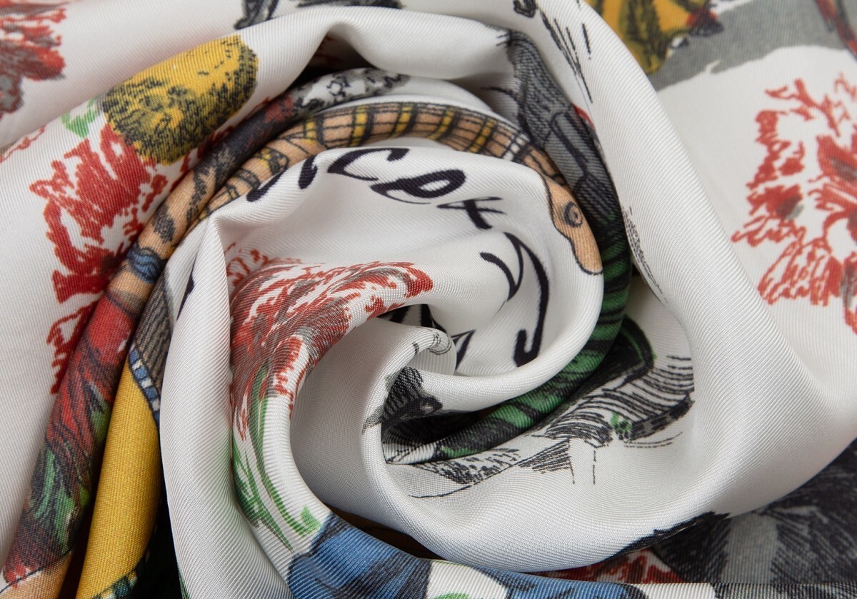 Dolce & Gabbana Sicilia Spagnola Flamenco Silk Scarf Foulard