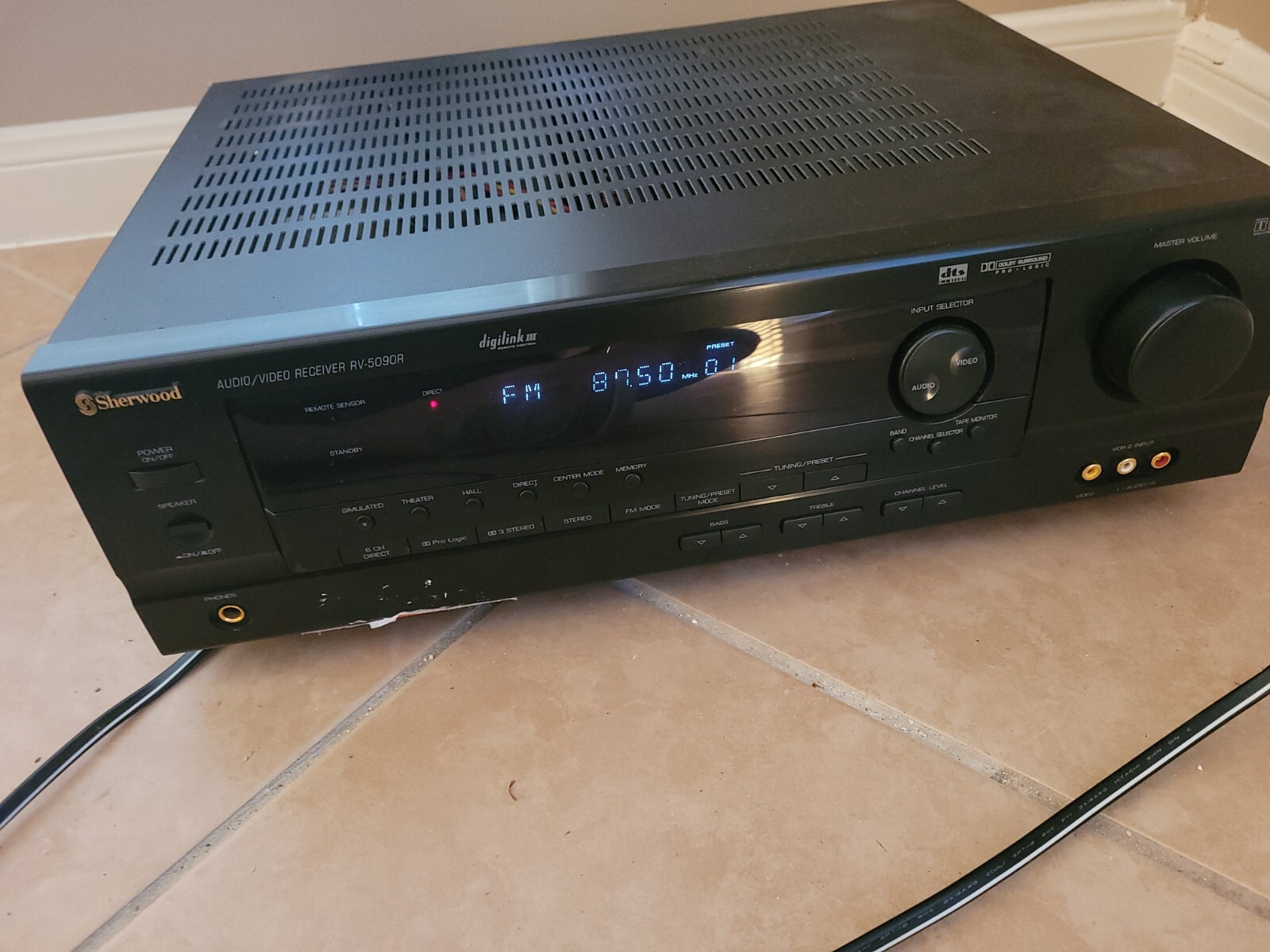 Sherwood RV5090R Receiver Working 5.0 Dolby Rare Home Theatre eBay