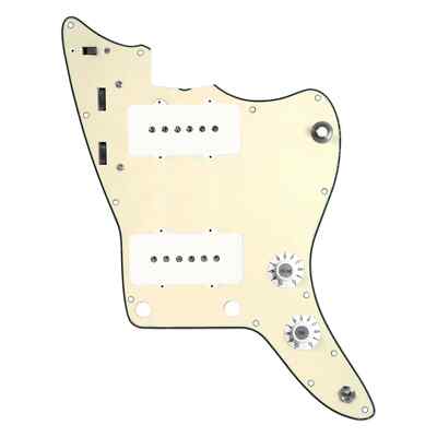 920D Custom Jazzmaster Guitar Upgrade Loaded Pickguard w/ Vintage Pickups Cream