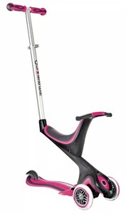 neon pink scooter