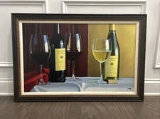 Thomas Stiltz "The Best Of Cakebread " Oil Painting on Canvas wine framed ￼