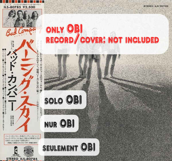 BAD COMPANY Burnin' Sky Japan ( ILS-80785 ) ***Only OBI*** | eBay