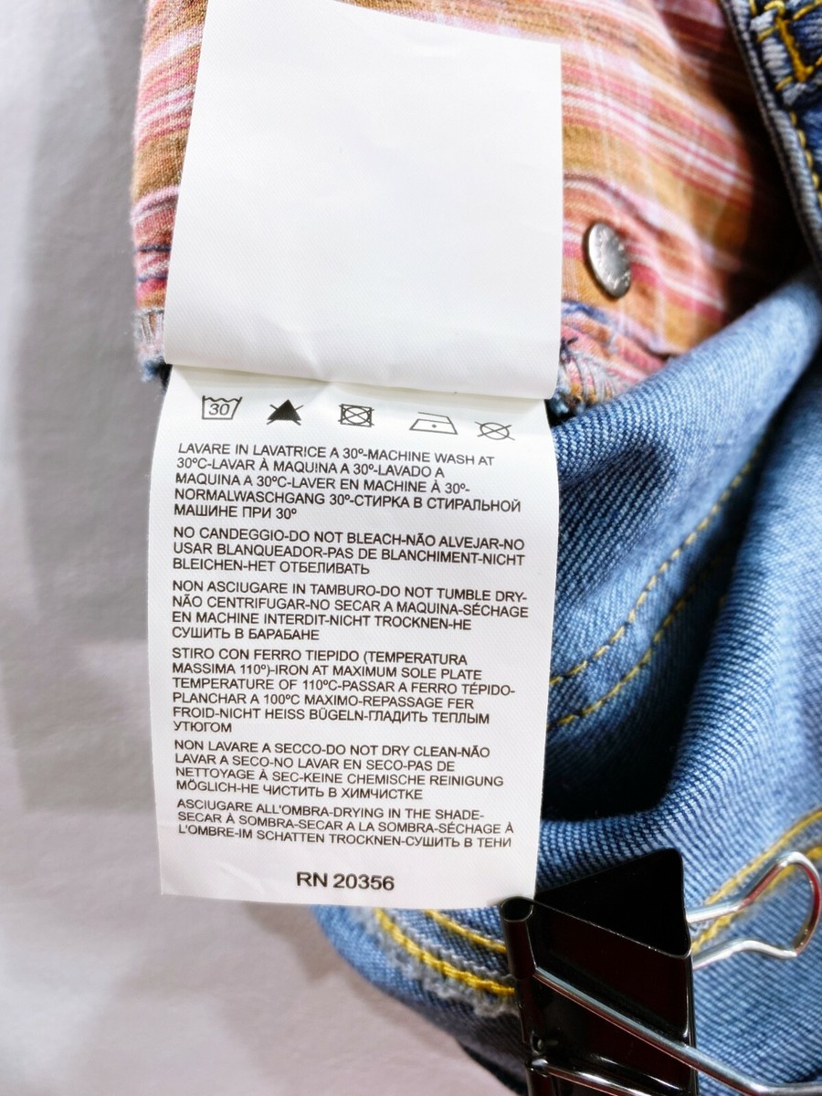 AJ Armani Jeans Womens Capo Campione Jeans Size 28 Blue Fringed