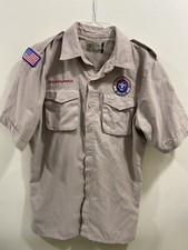 Boy Scout VENTED Men  s Small MICROFIBER Official Uniform Quick Dry Shirt G311