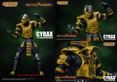 Storm Toys MORTAL KOMBAT CYRAX 1/12 Figure INSTOCK
