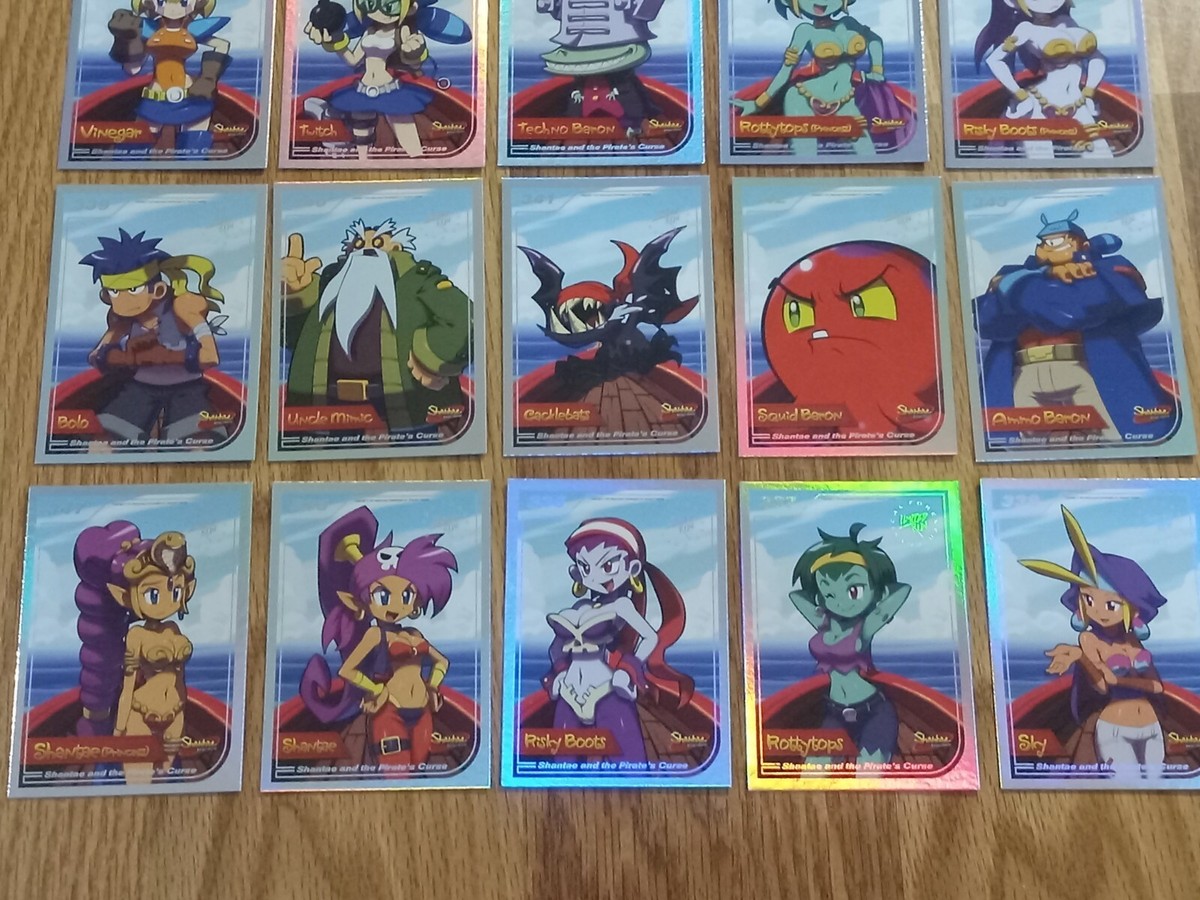 18 Card COMPLETE SET Shantae And The Pirates Curse Limited Run