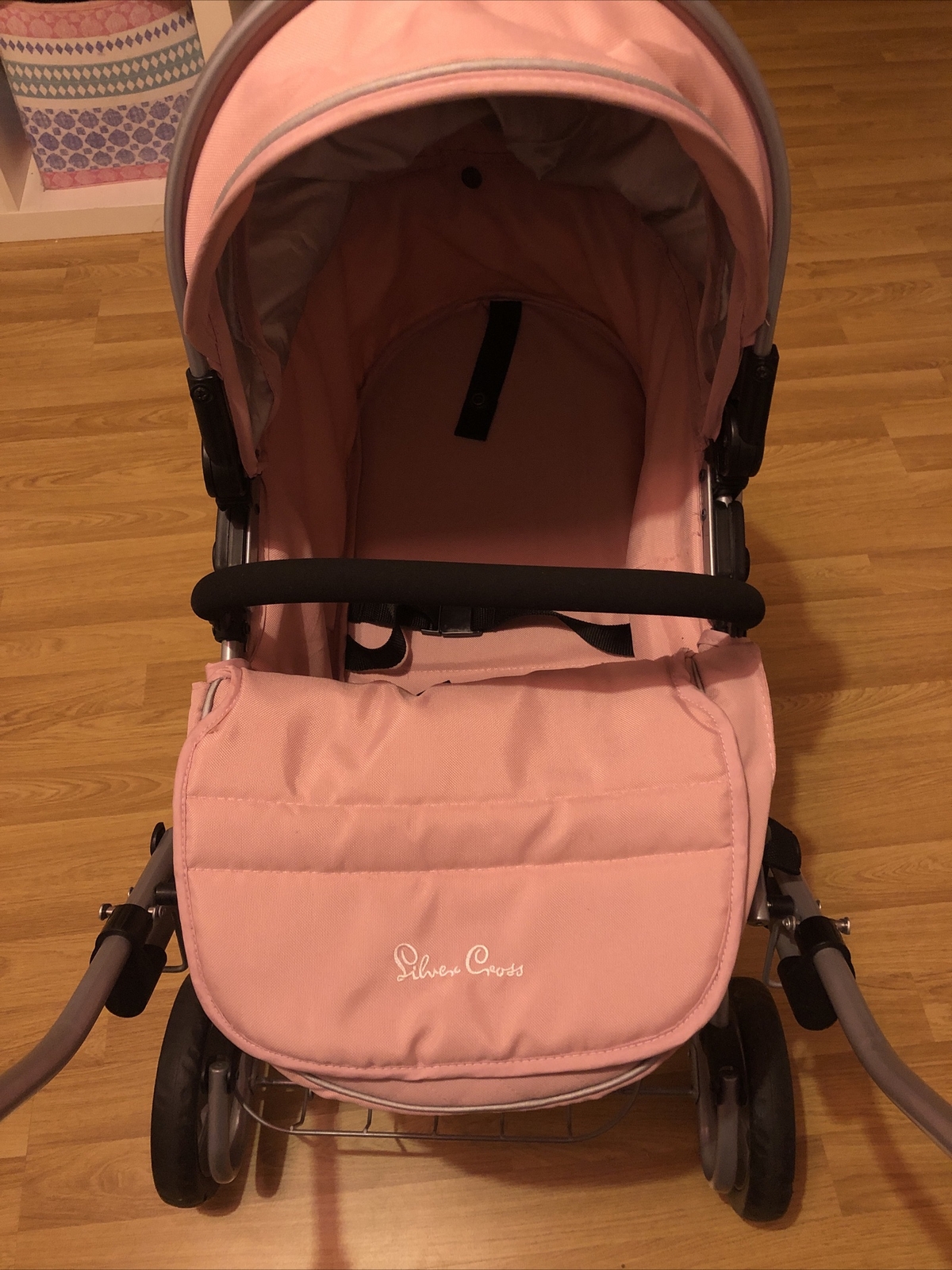 silver cross pop dolls pushchair in vintage pink