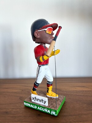 Ronald Acuna Jr. Bat Flip Bobblehead Atlanta Braves Xfinity