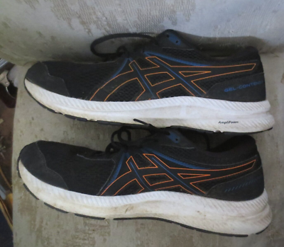 Asics Gel-Contend 7 Mens Running Shoes Black White 1011B040 Size 11 Asics Gel Contend 7 Mens | eBay main image 4