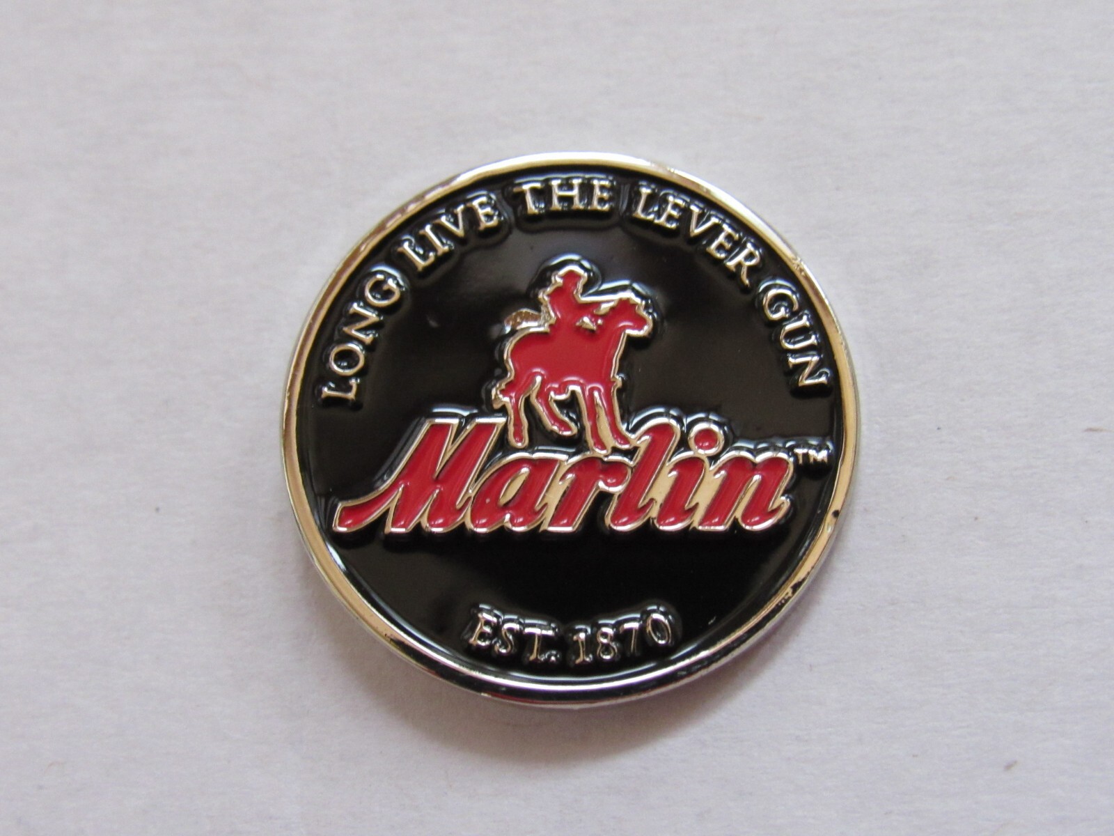 Marlin Firearms Enamel Logo Pin for Hat Jacket Long Live the Lever Gun 1870 NEW eBay
