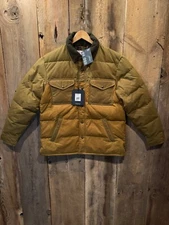 FILSON Down Jac Shirt Dark Tan New with Tags in Bag Medium