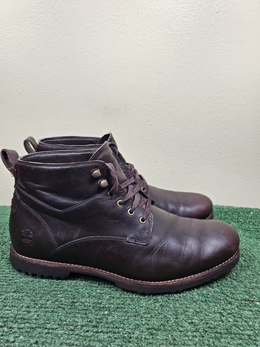 Timberland Kendrick Chukka Leder Spitze Timberdry Stiefel Herren Größe 11 Braun A1SUH
