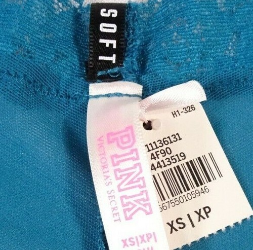 Victoria's Secret Marca ROSA / Panty "Cheekster" Encaje Verde Azulado Oscuro / Talla XS / NUEVO CON ETIQUETAS - Imagen 4 de 8