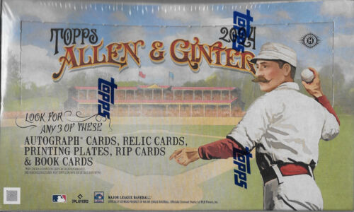 2024 Topps Allen & Ginter Hobby Baseball Factory Sealed Unopened Box - 24 Packs