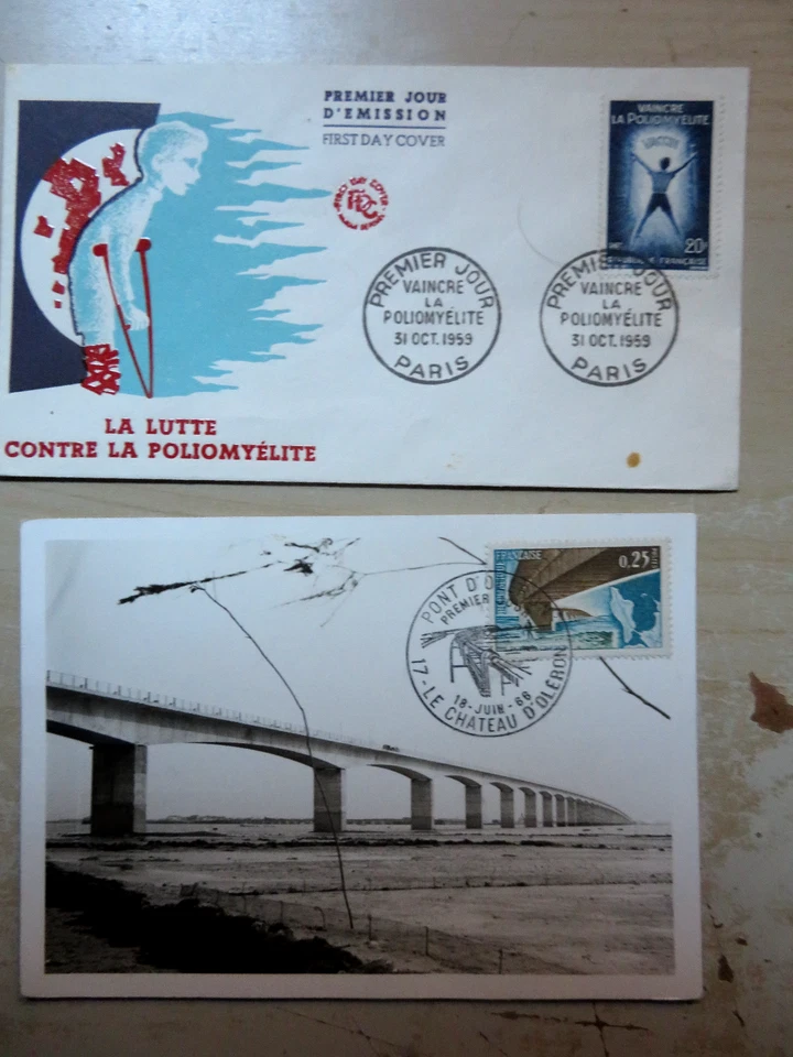 FRANCE 17 ENVELOPPES ET CARTES PREMIERS JOURS EMISSION TIMBRES DIVERS - Photo 4/4