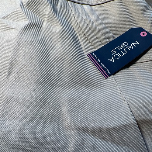 Nautica Girls' School Uniform Pleated Pull-On Skort Khaki Youth Size 16 Reg - Picture 4 of 5