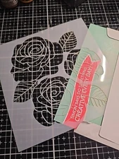 Simon Says Stamps Rose Bouquet Stencil Pretty