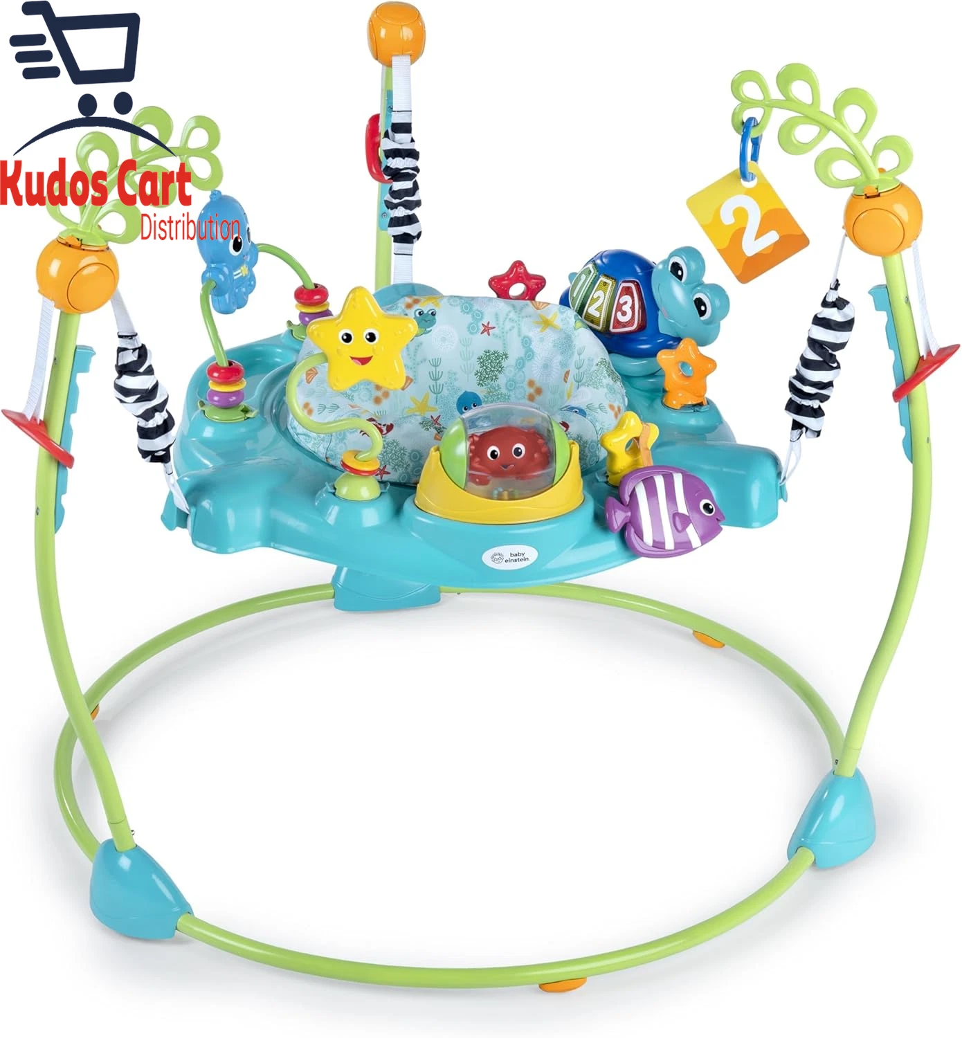 Baby Einstein Ocean Explorer Curiosity Cove 2in1 Educational Activity Jumper Toy