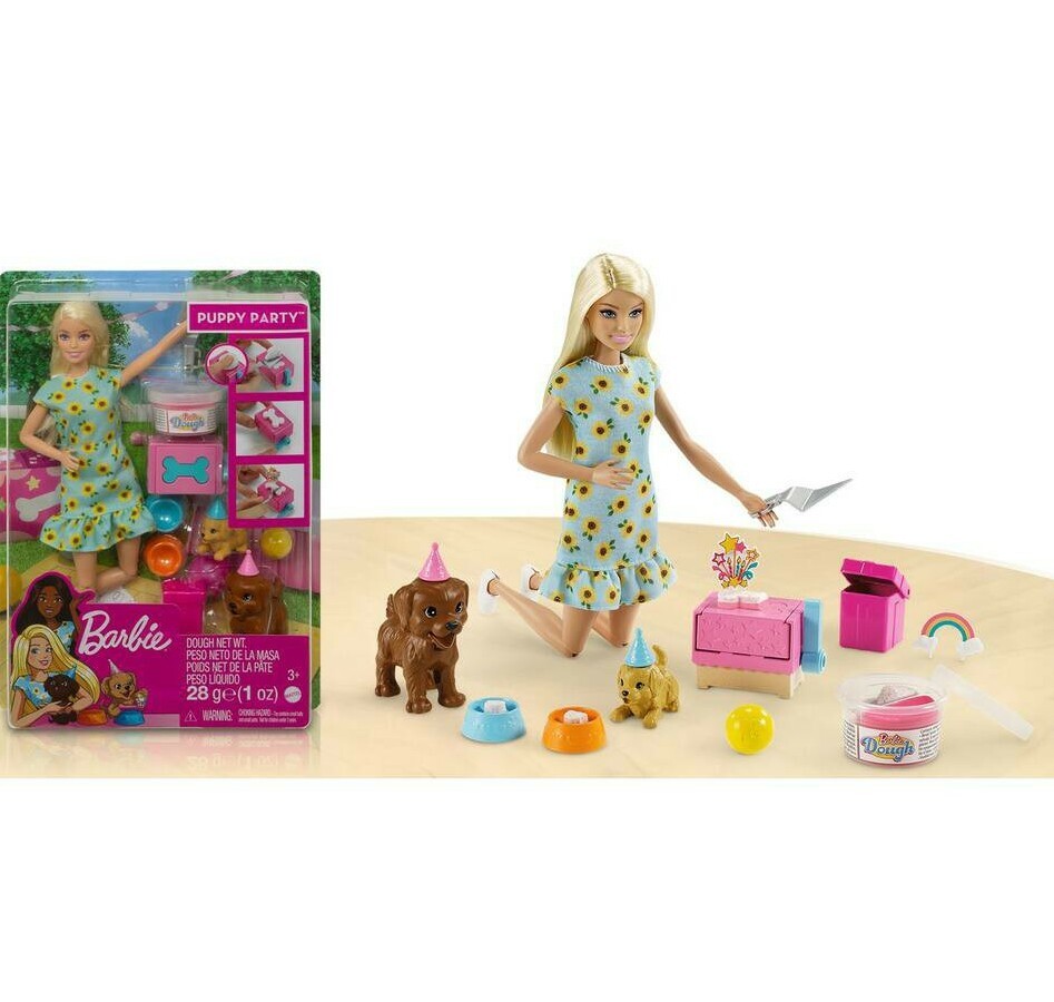 Barbie fête d'anniversaire des chiens Mattel le cadeau idéal pour enfants passionnés d'animaux