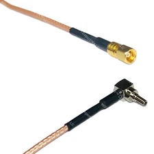 RG316 SMC FEMALE to CRC9 MALE ANGLE RF Cable Rapid-SHIP LOT