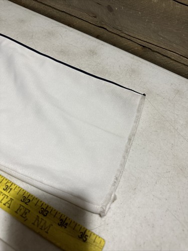 Mizuno Premier Pro Navy Piped White Baseball Full Length Pant Men's L  New Tags! - Picture 10 of 10