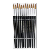 Charles Leonard Artist Brush Size 12 Camel Hair Round 12/pack 73512 on sale Charles Leonard Artist Brush Size 12 Camel Hair Round 12/pack 73512 on sale