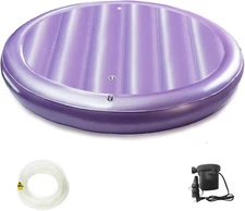 Round Water Bed Mattresses Constant Temperature Free Flow Full Wave Mattresses, 