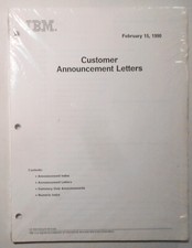 IBM Customer Announcement Letters - February 15, 1990 - AIX, RISC System/6000