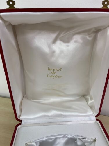 Cofre grande vintage Must de Cartier Paris caja vacía de colección de cubiertos - Imagen 3 de 18