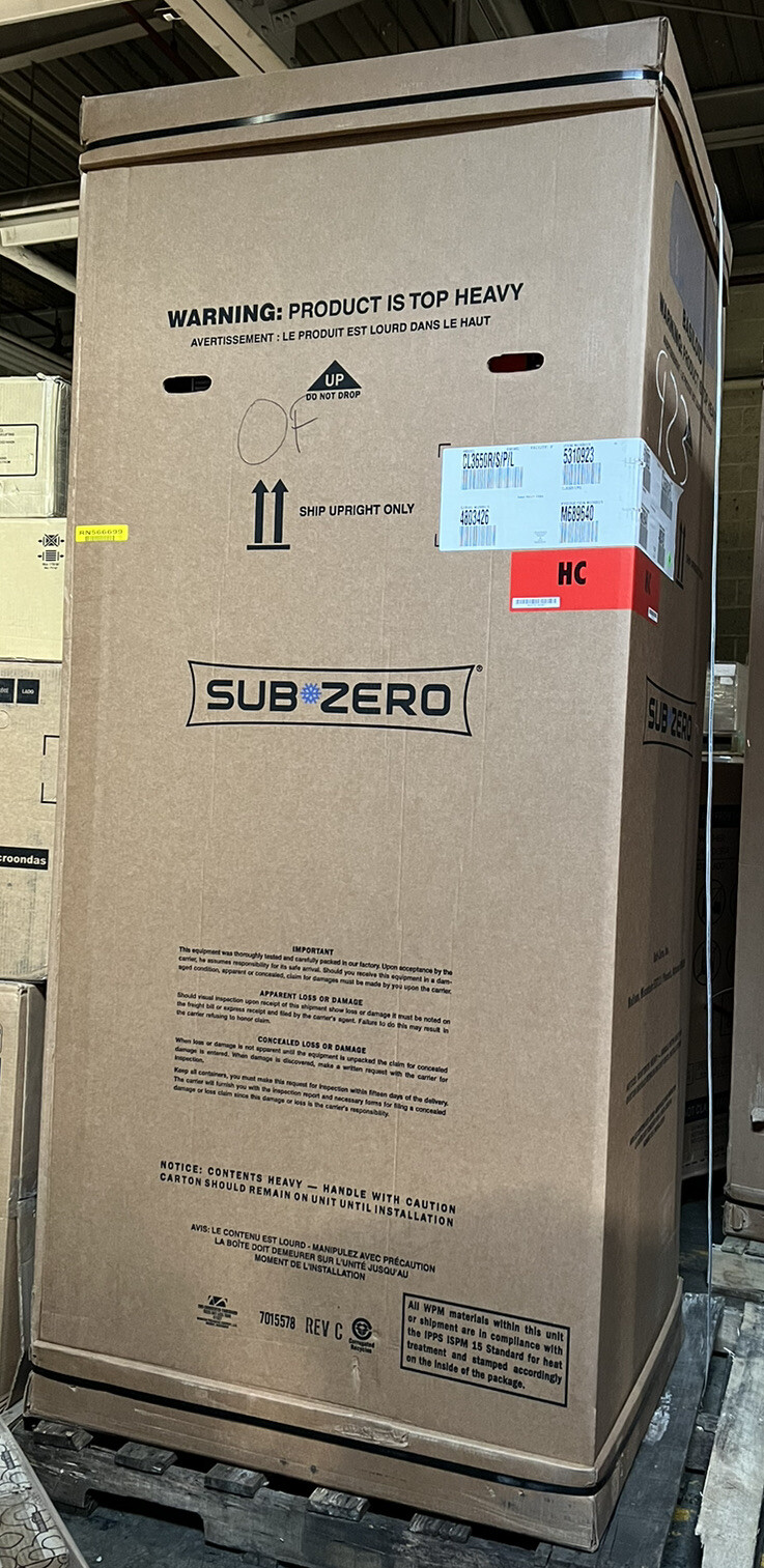 Sub Zero CL3650R/S/P/L 36" Left Hinge Refrigerator Stainless eBay