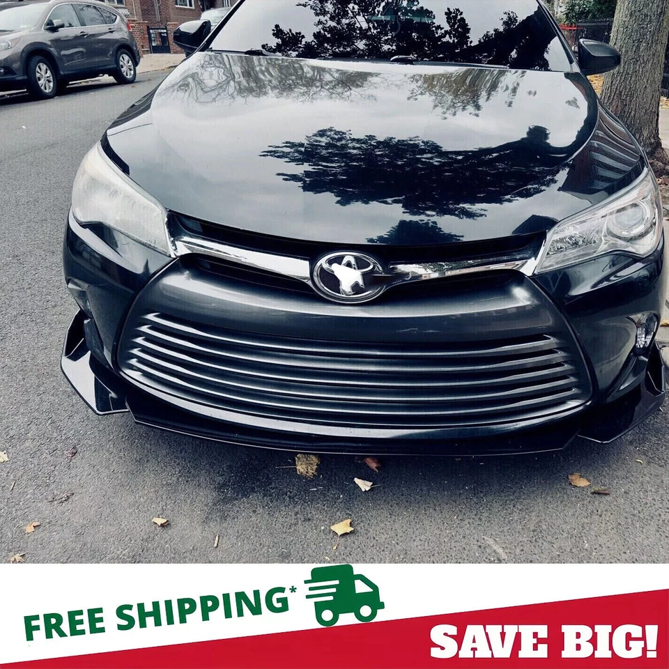 For Toyota Yaris Hatchback Front Bumper Spoiler Splitters +Side Skirt+Rear Lip Foto 3 de 4