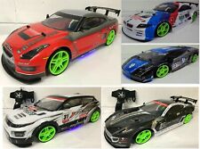 NISSAN SKYLINE GTR RECHARGEABLE RADIO REMOTE CONTROL CAR 20MPH FAST 4WD DRIFT