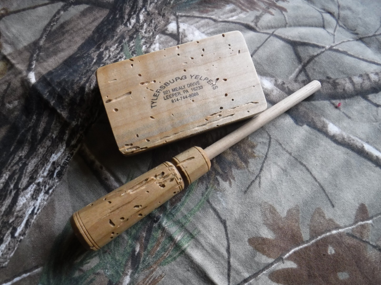 TURKEY  FRICTION CALL WORMY CURLY MAPLE  Pocket RED Slate TYLERSBURG YELPERS