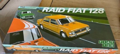 RAID FIAT 128 BRETTSPIEL 1975, EDITRICE GIOCHI MILANO - KOMPLETT. EXTREM SELTEN
