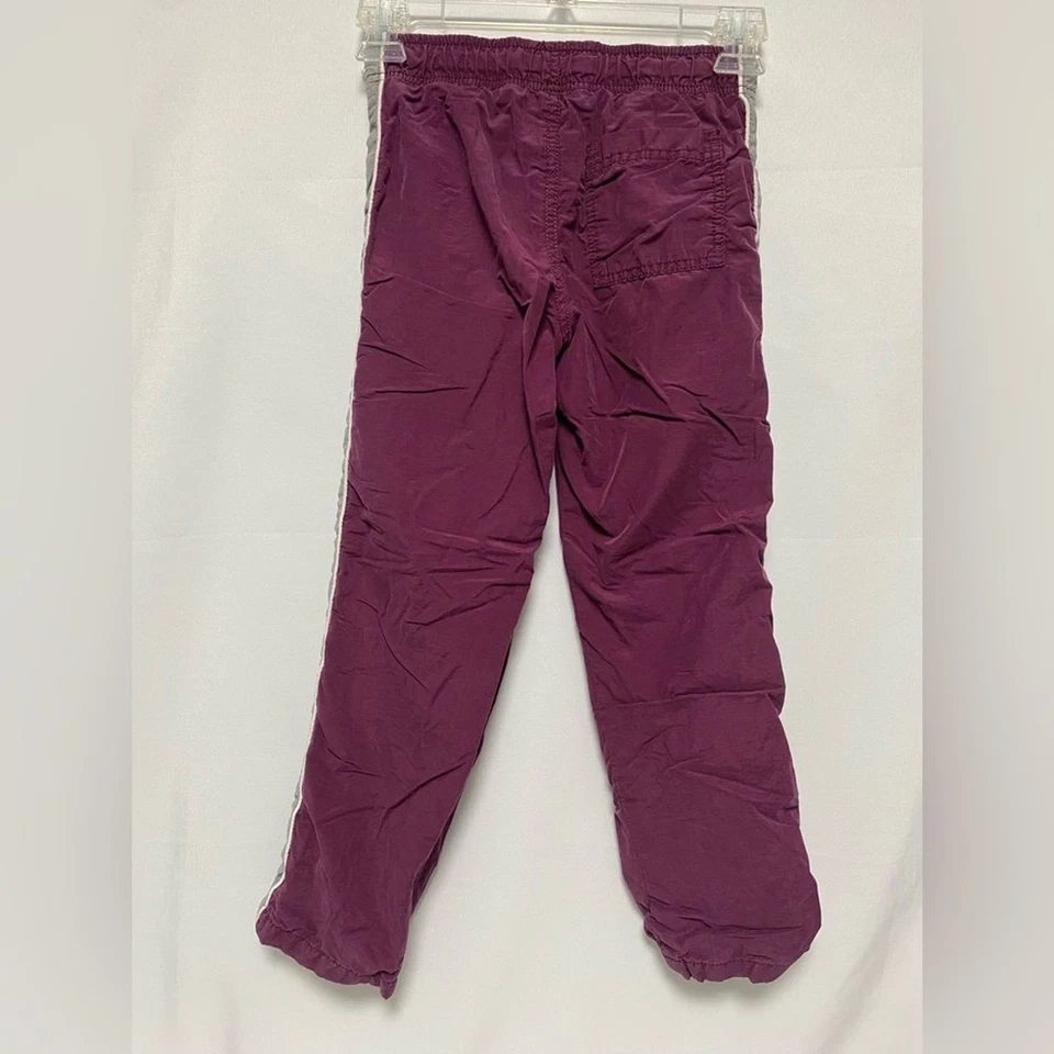 Pantalones forrados para niños GYMBOREE borgoña y gris talla 7 Foto 4 de 4