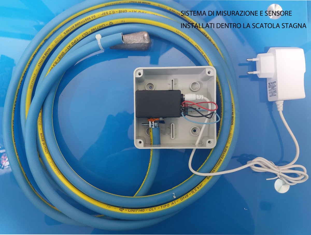 Sensore Ultrasuoni Per Livello Acqua Con Display Digitale – Misuratore Di Profondità Per Pozzi E Serbatoi, Allarme 120s, Trasmissione Wireless 100m