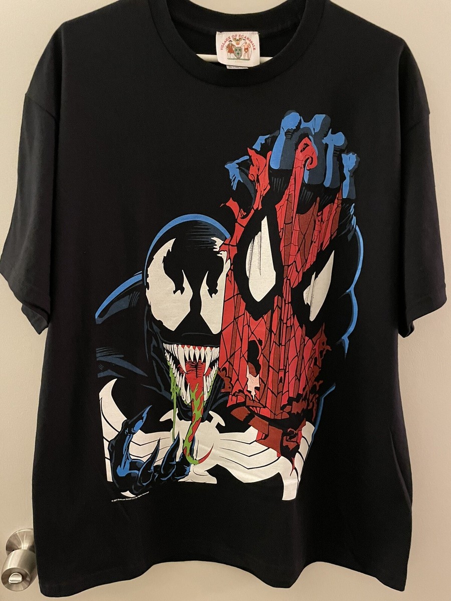90s VENOM Tシャツ XLサイズ スパイダーマン 1994 Vintage BELTON Venom Spider-Man Marvel Comics 1994 T Shirt