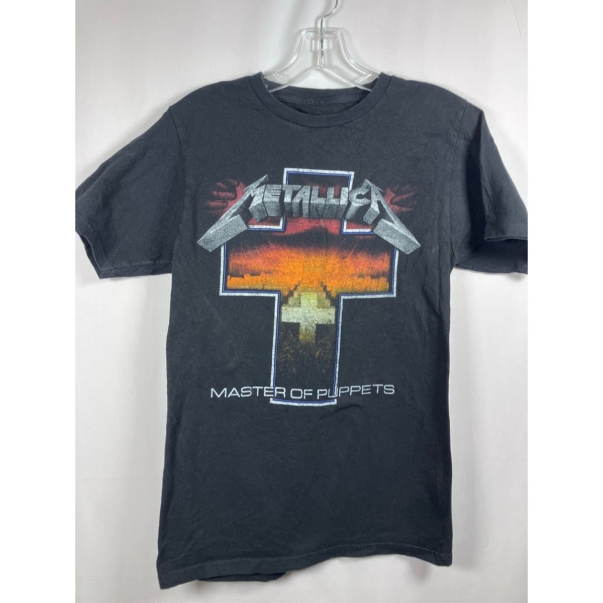 Metallica Master of Puppets Black Graphic Band Tee | eBay