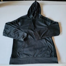 Layer 8 Thermal 8 Qwick-Dry Men's Hoodie L Black Pullover Kangaroo Pocket Warm