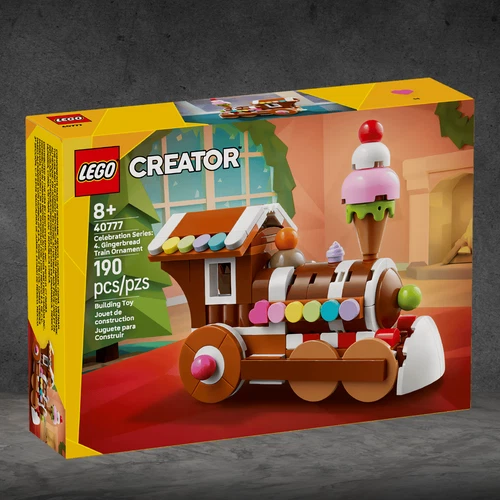 Lego 40777 Gingerbread Train Ornament Set-Rare Christmas Creator Celebration Lot