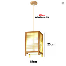 lampe suspendue Lustre Plafond luminaire Rotin Osier Bambou luminaire