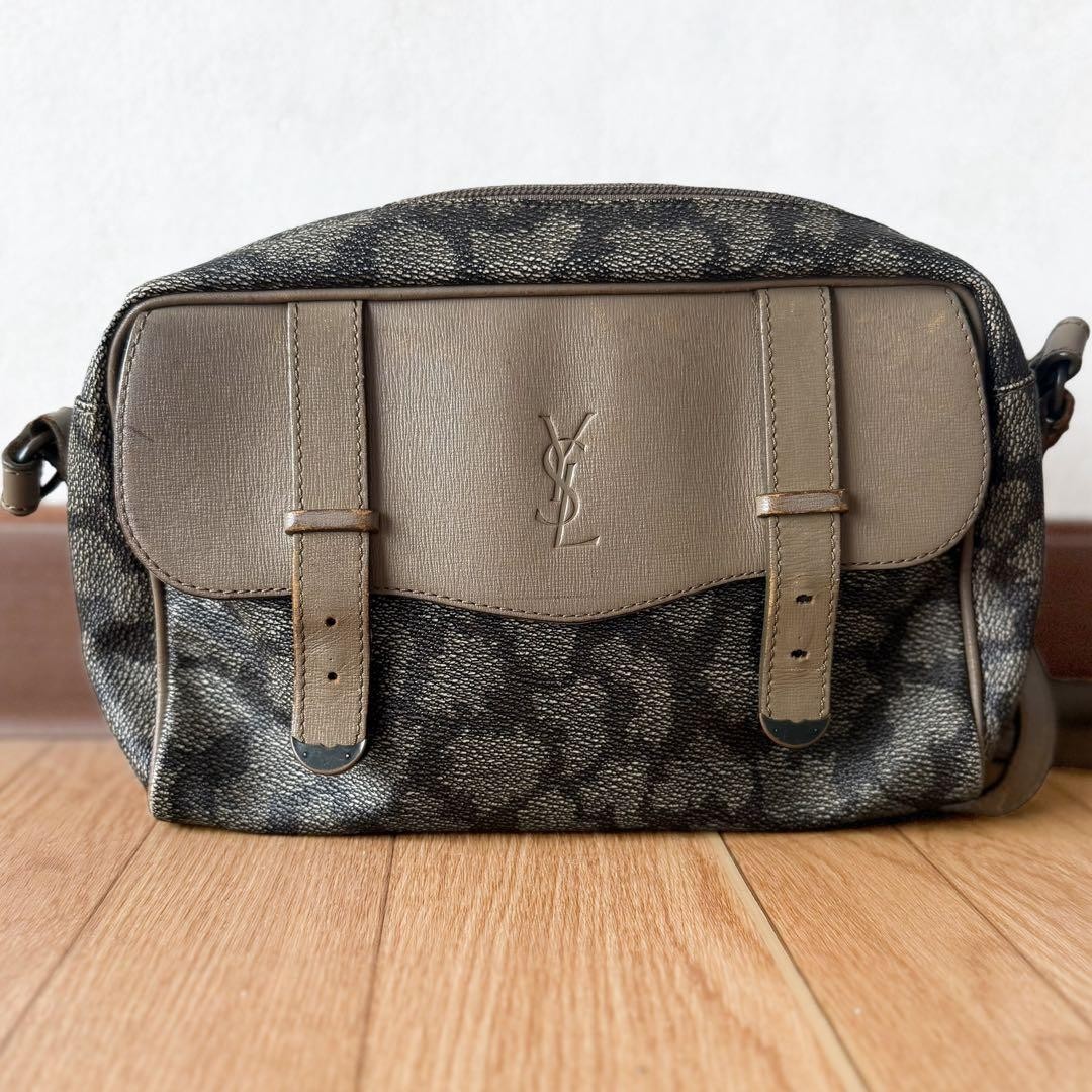 Borsa a tracolla Yves Saint LaurentNOEVIR beige importazione Giappone rara #1