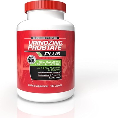 URINOZINC PROSTATE PLUS Saw Palmetto + Beta Sitosterol - Exp 11/27+
