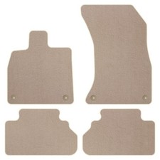 Veloursfußmatten für Audi Q5 III ab Bj. 2024 Passend Automatten Neu BEIGE LUX